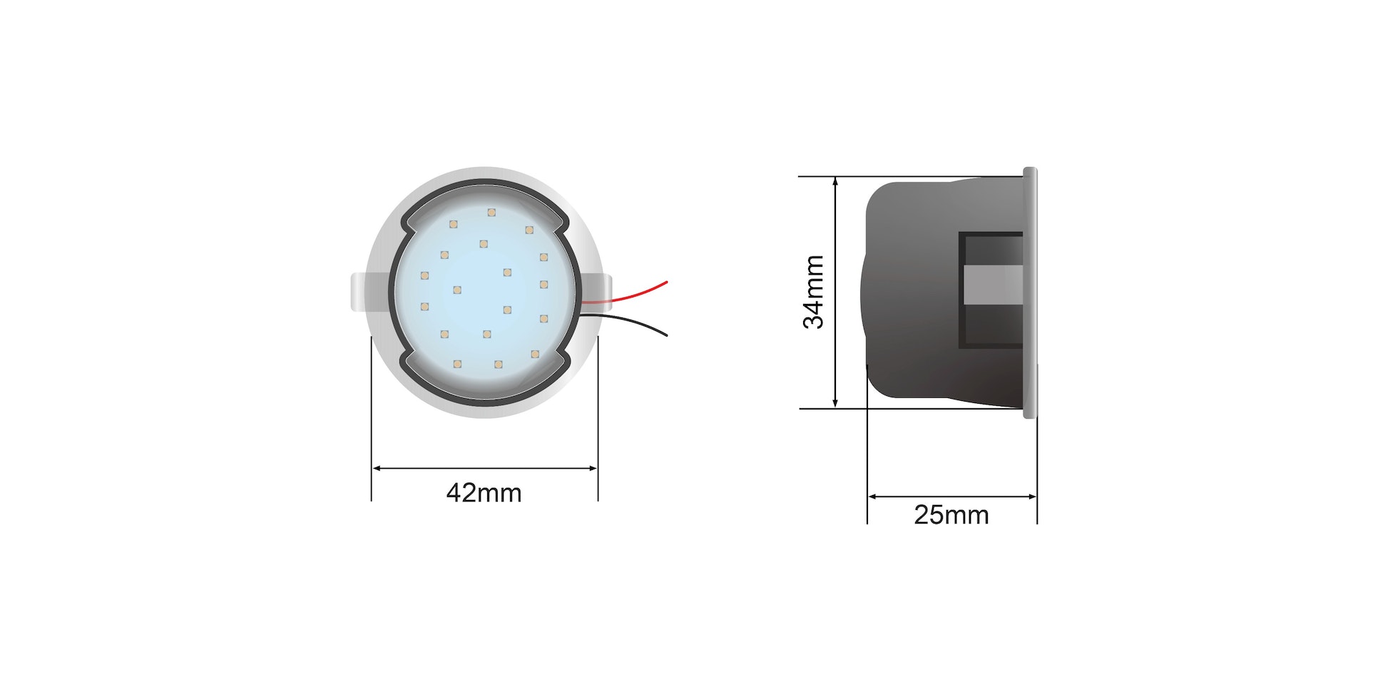 Ford Ranger LED Mirror Puddle Lamp